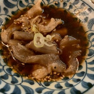 お酒が進む、牛すじ肉のポン酢和え♪